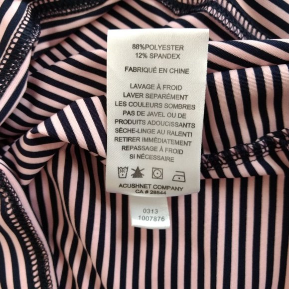 FOOTJOY Polo Shirt Men's XL Pink Black Striped Button Logo Short Sleeve Pullover - Picture 8 of 10